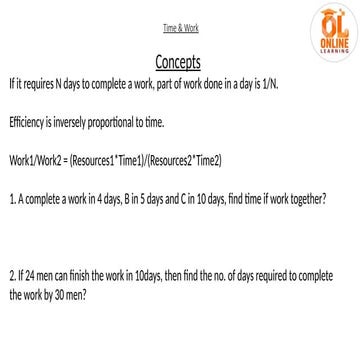 Time & Speed, Distance, hvhjjhvhjvWork.pptx