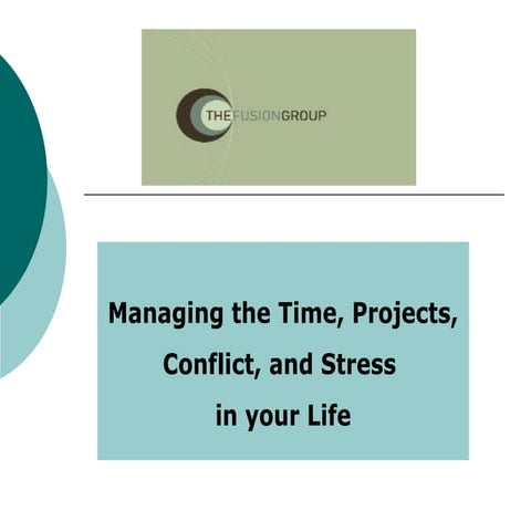 Time, stress, conflict presentation