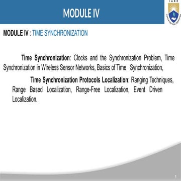 TIME SYNCHRONIZATION IN WIRELESS SENSOR NETWORKS: A SURVEY | PDF