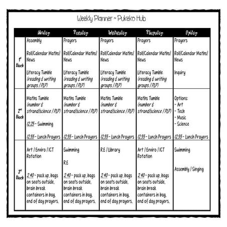 Book week programme 1 | DOCX