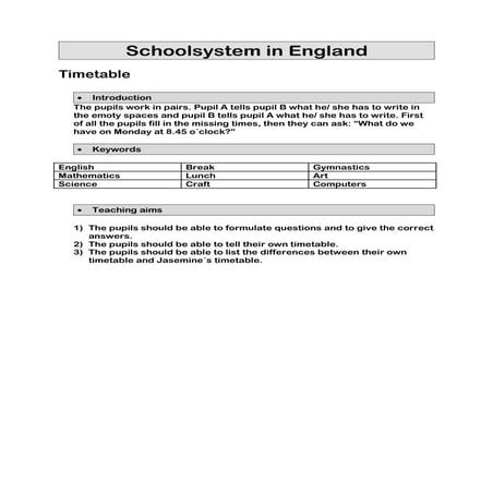 Timetable daniela huber
