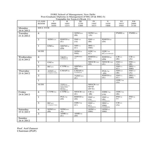 Timetable t 4 aug 20 to 26 fmg img 2012-13 | DOCX