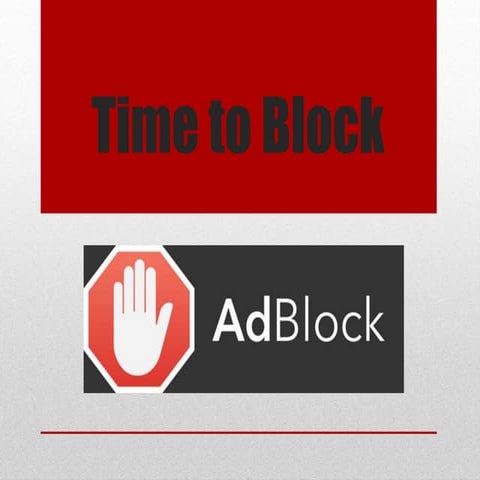 Time to block ad block