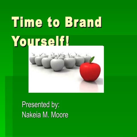 Time To Brand Yourself! nmdl