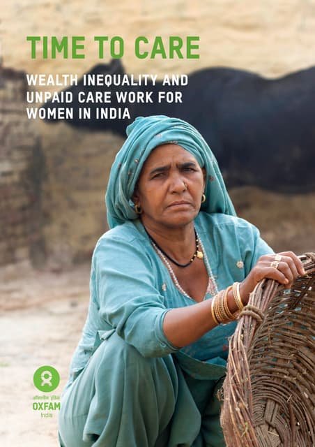 #TimeToCare (India Supplement) | Oxfam India