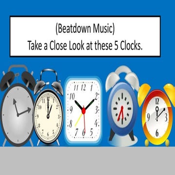 Time Tracker (Repeating Pattern of Clocks) Game | PPTX