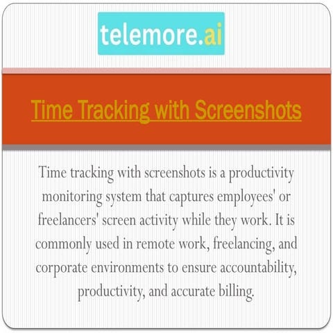 Time Tracking with Screenshots: Boost Productivity & Accountability