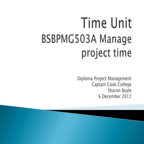 Time unit 2012 nov 12   part 1 