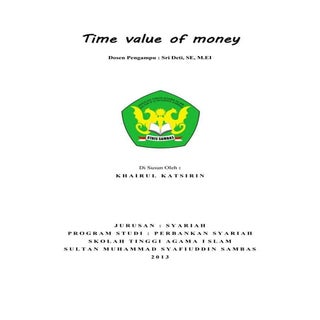 makalah Time value of money