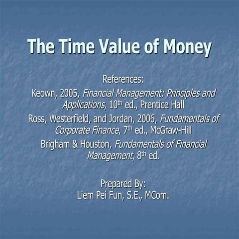 TimeValueOfMoney.ppt