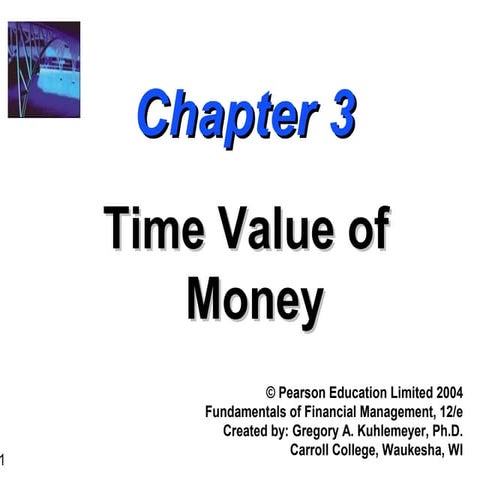Time value of money cfib