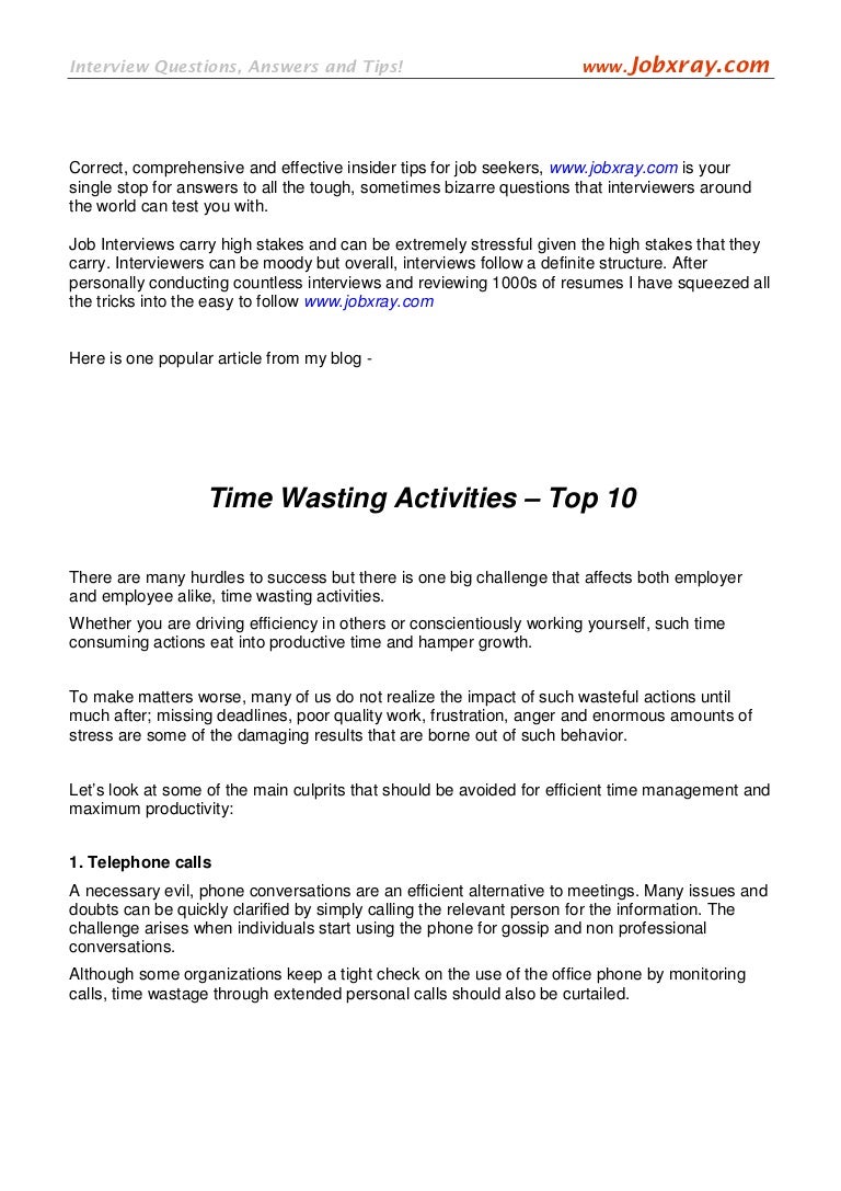 activities for job seekers