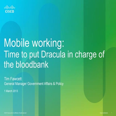 The telework revolution:  time to put Dracula in charge of the bloodbank