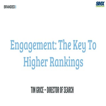 Engagement: The Key To Higher Rankings