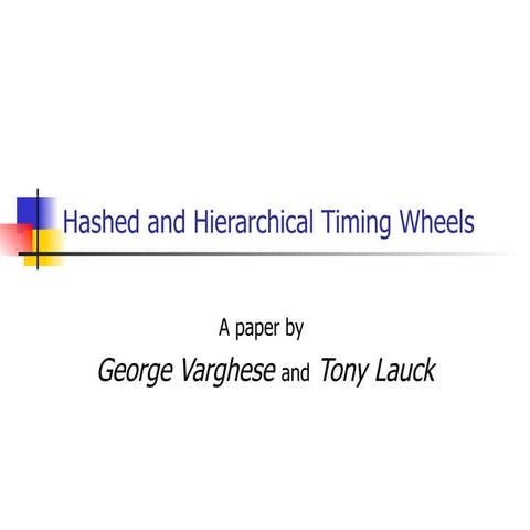 Timing wheels