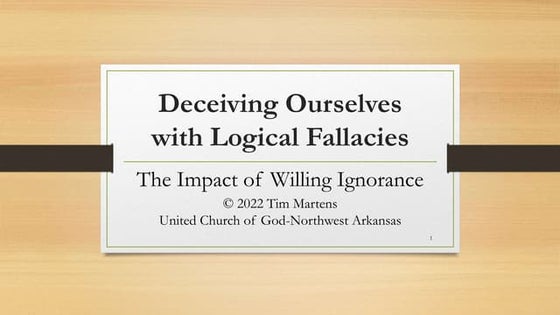 Logic Fallacies | PPTX | Christianity | Religion & Spirituality