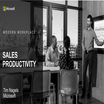 Sales Productivity - Tim Nagels