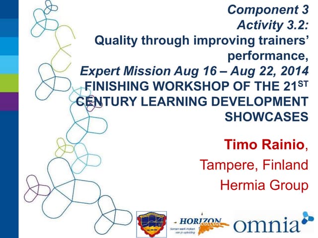 Strengthening the Institutional Capacity of the PVTD within the Vocational T...