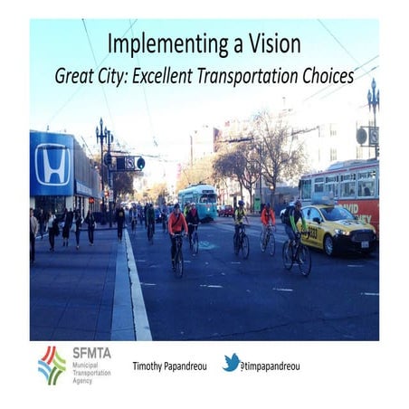 Workshop on Sustainable Mobility in Future Cities - Timothy Papandreou