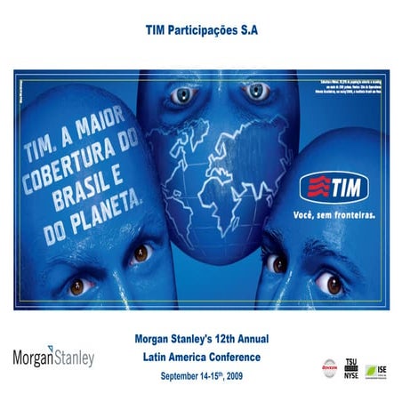 Tim Presentation Morgan Stanley Conference Set09 Eng