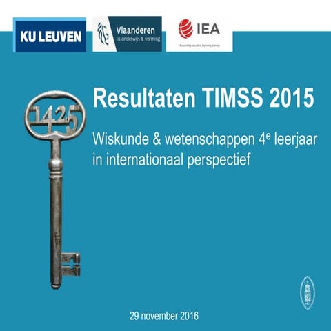 NIET MIJN PRESENTATIE Timss2015 ppt persconferentie 29 november 2016 ppt