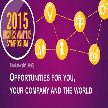 Opportunities for you, your company and your world