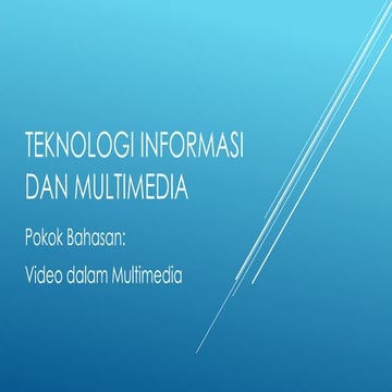 Teknologi informasi multimedia