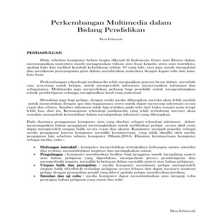 Tim (teknologi informasi multimedia) ujian multimedia dalam pendidikan