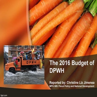 2016 Philippine Budget of DPWH