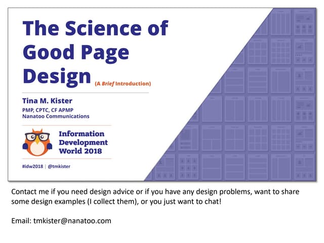 The Science Behind Good Page Design
