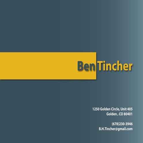 Tincher careerbook mech_apr2016