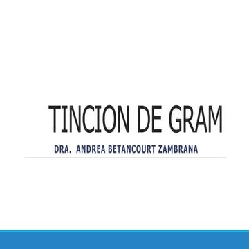 Tincion de gram