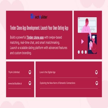 Develop a Scalable Tinder Clone App with AI Matchmaking and Real-Time ...