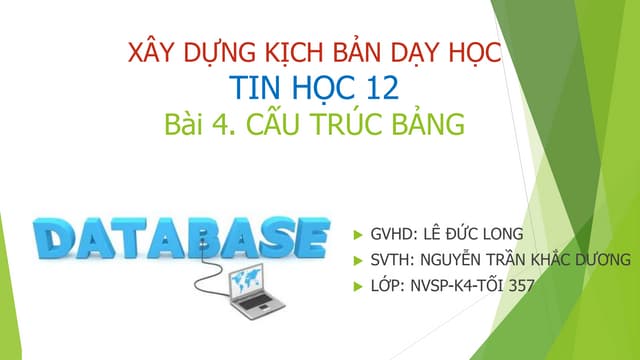 Kịch bản dạy học