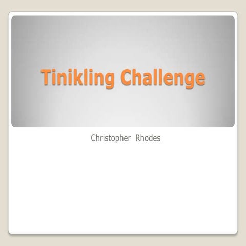 Tinikling Challenge