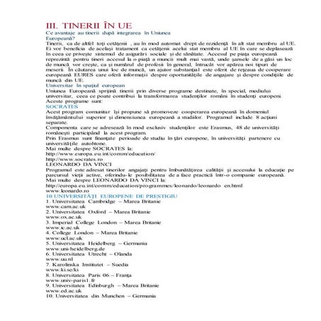 MIGRATIA IN CADRUL UNIUNII EUROPENE - INFORMATII GENERALE | PPTX