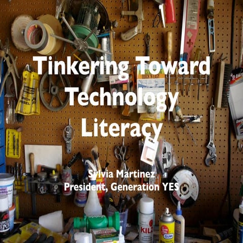 Tinkering towards technology literacy