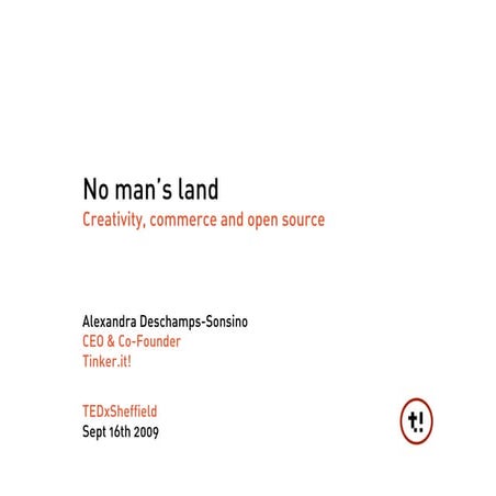 No man's land: creativity, commerce and open source