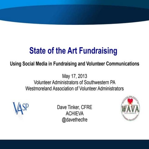 State of the Art Fundraising
