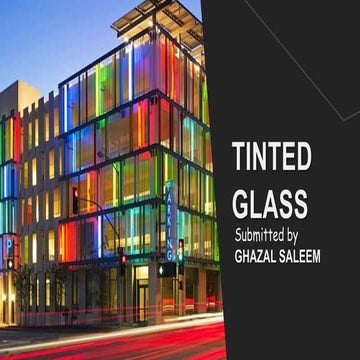Tinted glass PPT