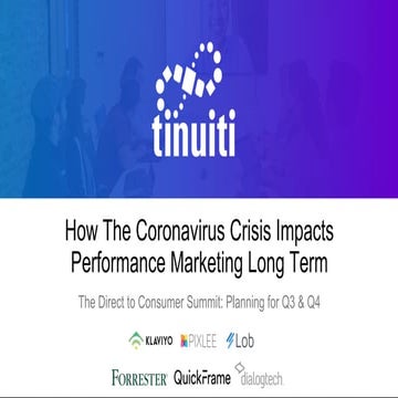 How The Coronavirus Crisis Impacts Performance Marketing Long Term
