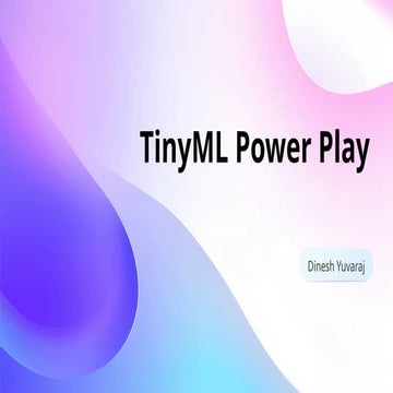 Introduction to TinyML - Solomon Muhunyo Githu | PDF
