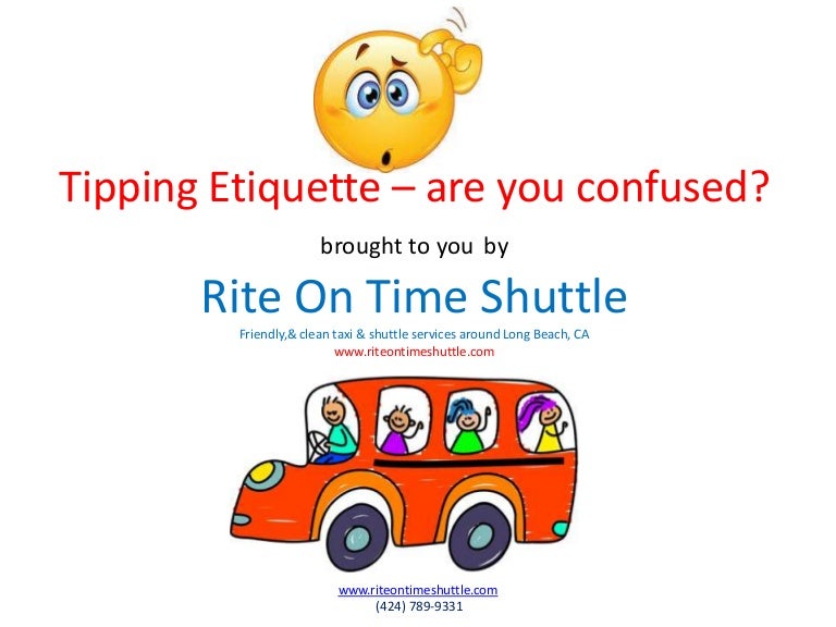Tipping etiquette