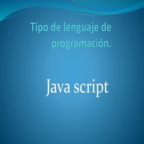 Tipo de-lenguaje-de-programación-java-script-jaime-monsalve