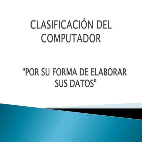 Tipo de computadores