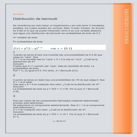 Tipo de distribuciones