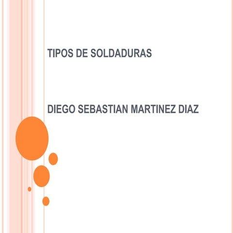 Tipos de soldadura