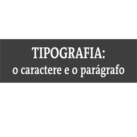 Tipografia