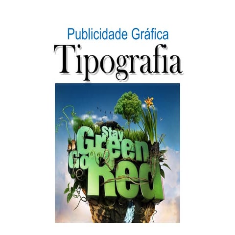 TIPOGRAFIA E PUBLICIDADE