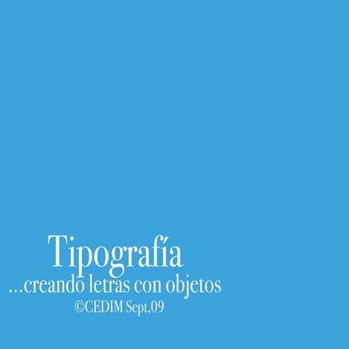 Tipografía